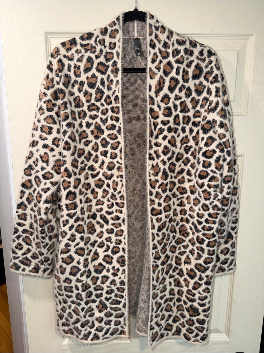 Francesca's Alya Leopard Print Cardigan